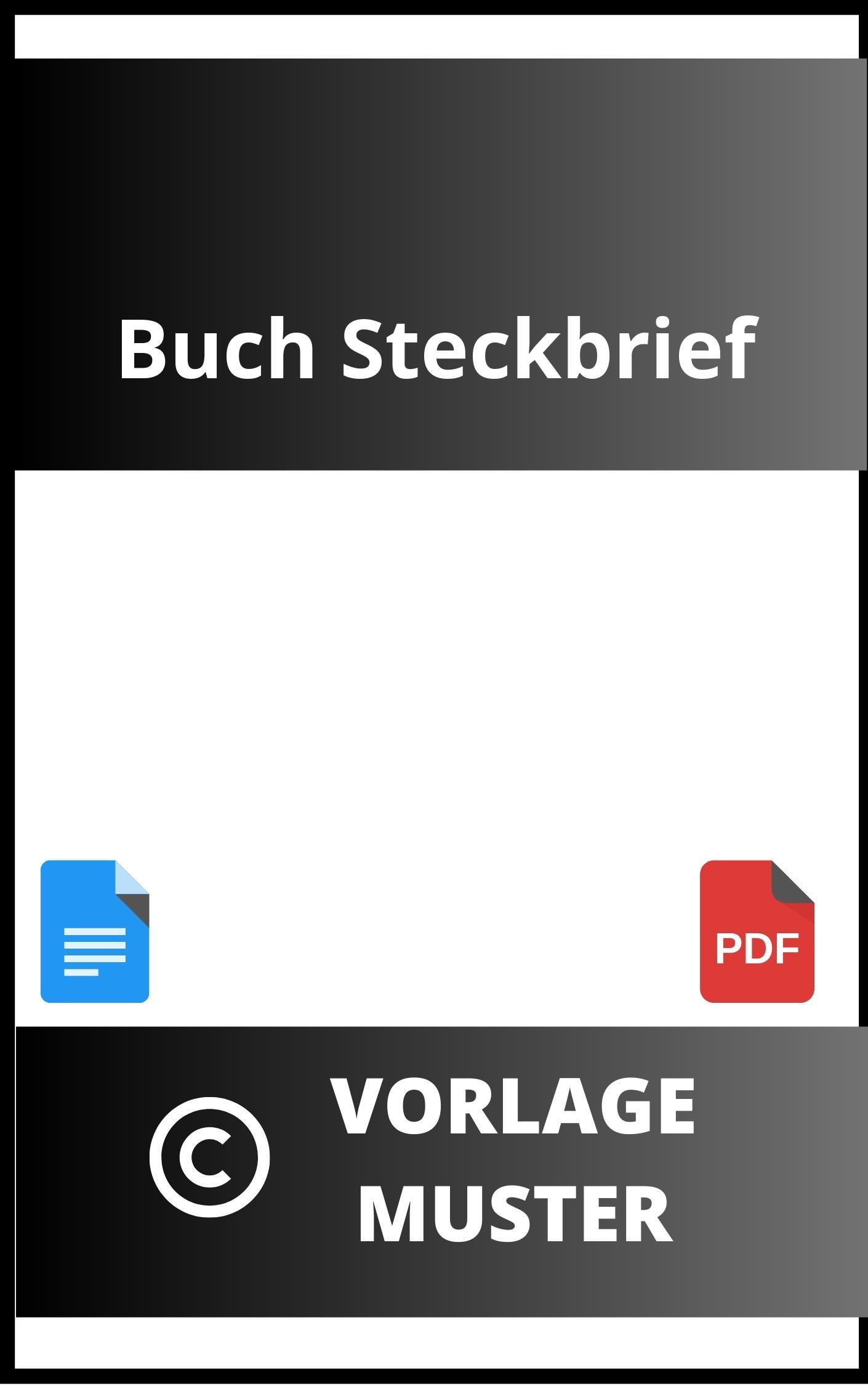 Buch Steckbrief