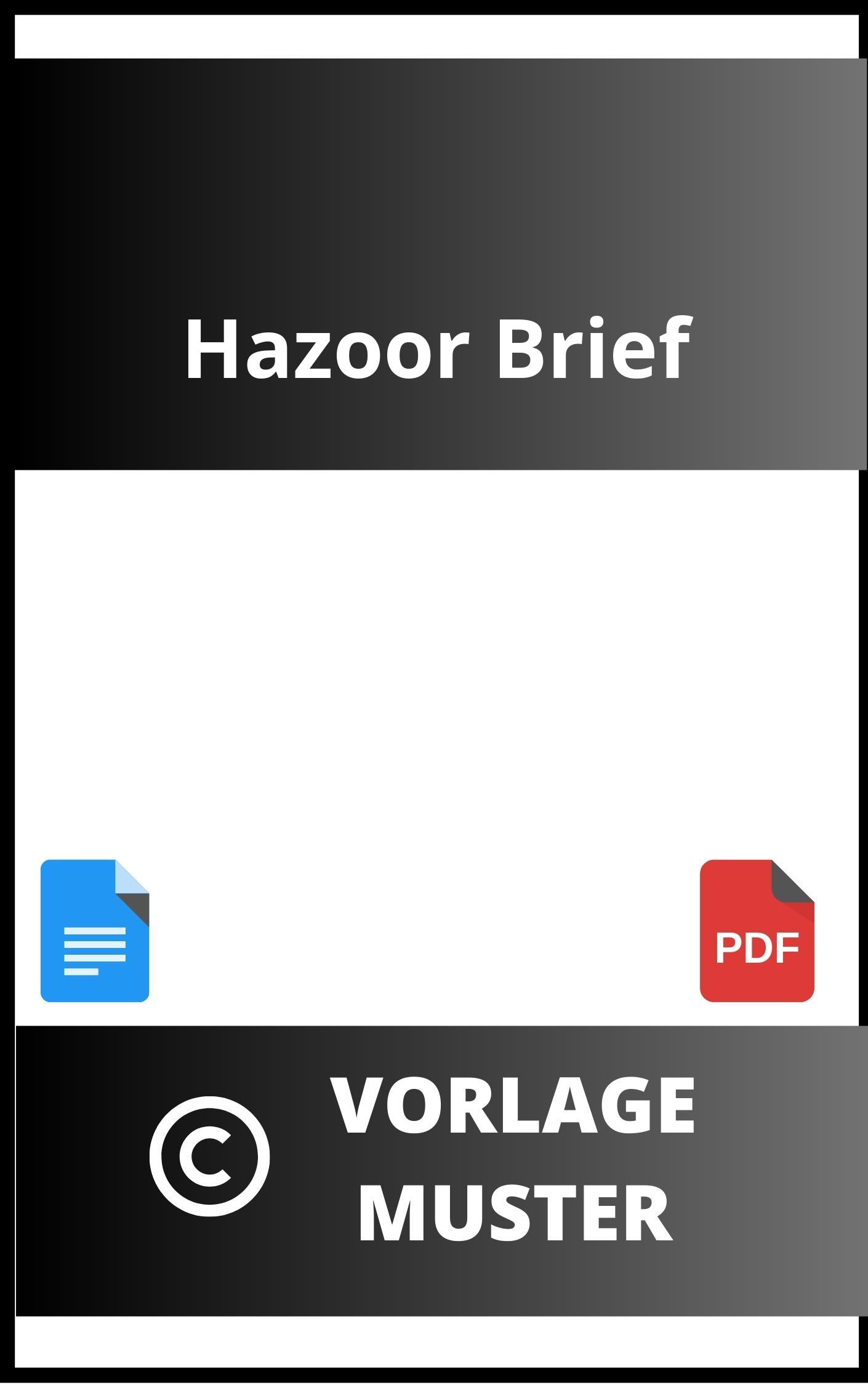 Hazoor Brief